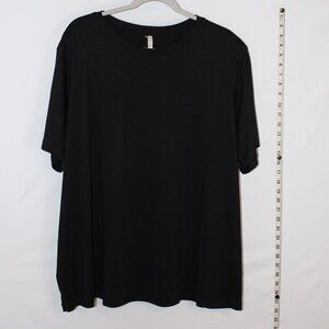 Fabletics Moisture-Wicking Dry-Flex Tee‎ Black Size 2X - barely worn